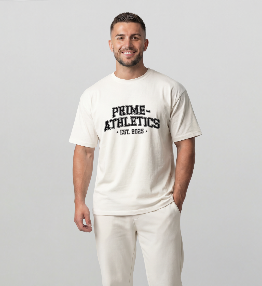 PRIME-ATHLETICS - Oversized T-Shirt Front Logo