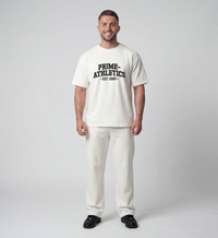 PRIME-ATHLETICS - Oversized T-Shirt Front Logo