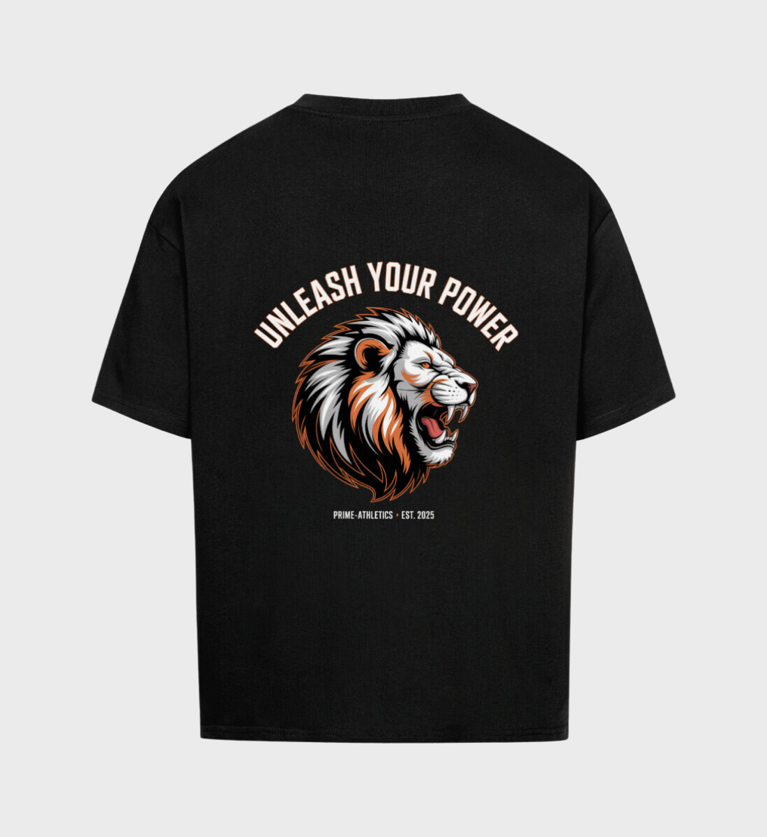 PRIME-ATHLETICS - Oversized T-Shirt Unleash Your Power | Schwarz
