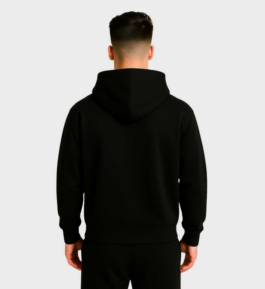 PRIME-ATHLETICS - Oversized Zipper Hoodie | Schwarz