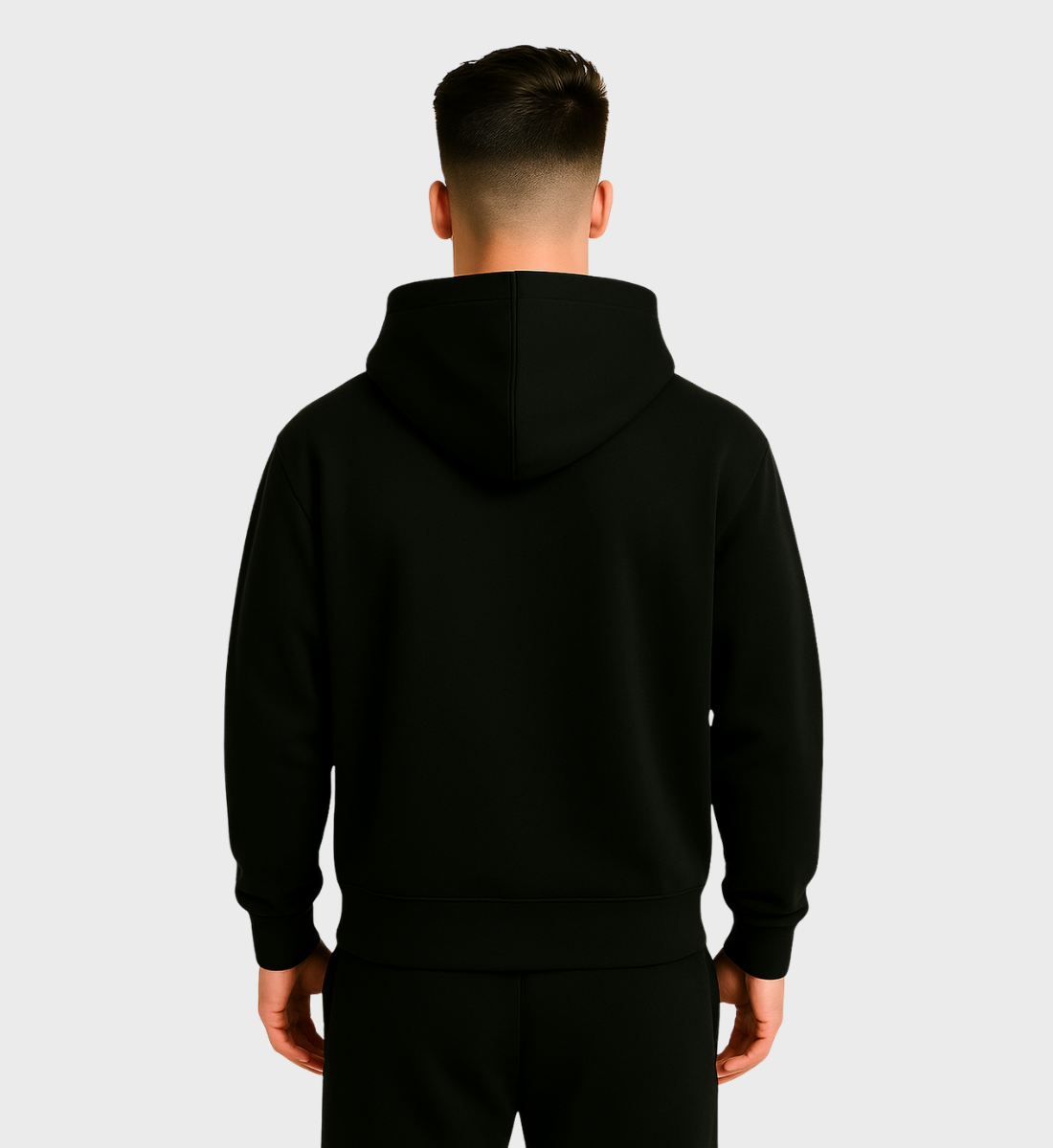PRIME-ATHLETICS - Oversized Zipper Hoodie | Schwarz