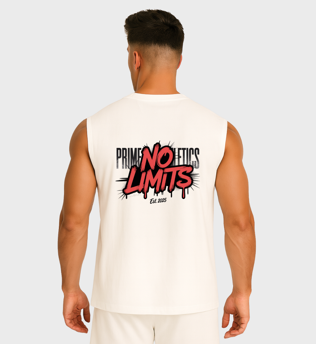 PRIME-ATHLETICS - Tanktop No Limits | Weiß