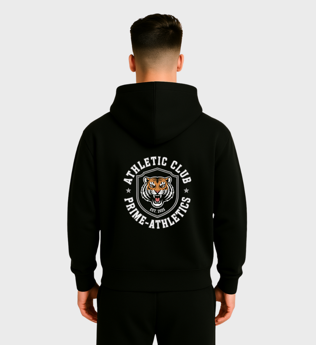 PRIME-ATHLETICS - Oversized Zipper Hoodie - Athletic Club | Schwarz