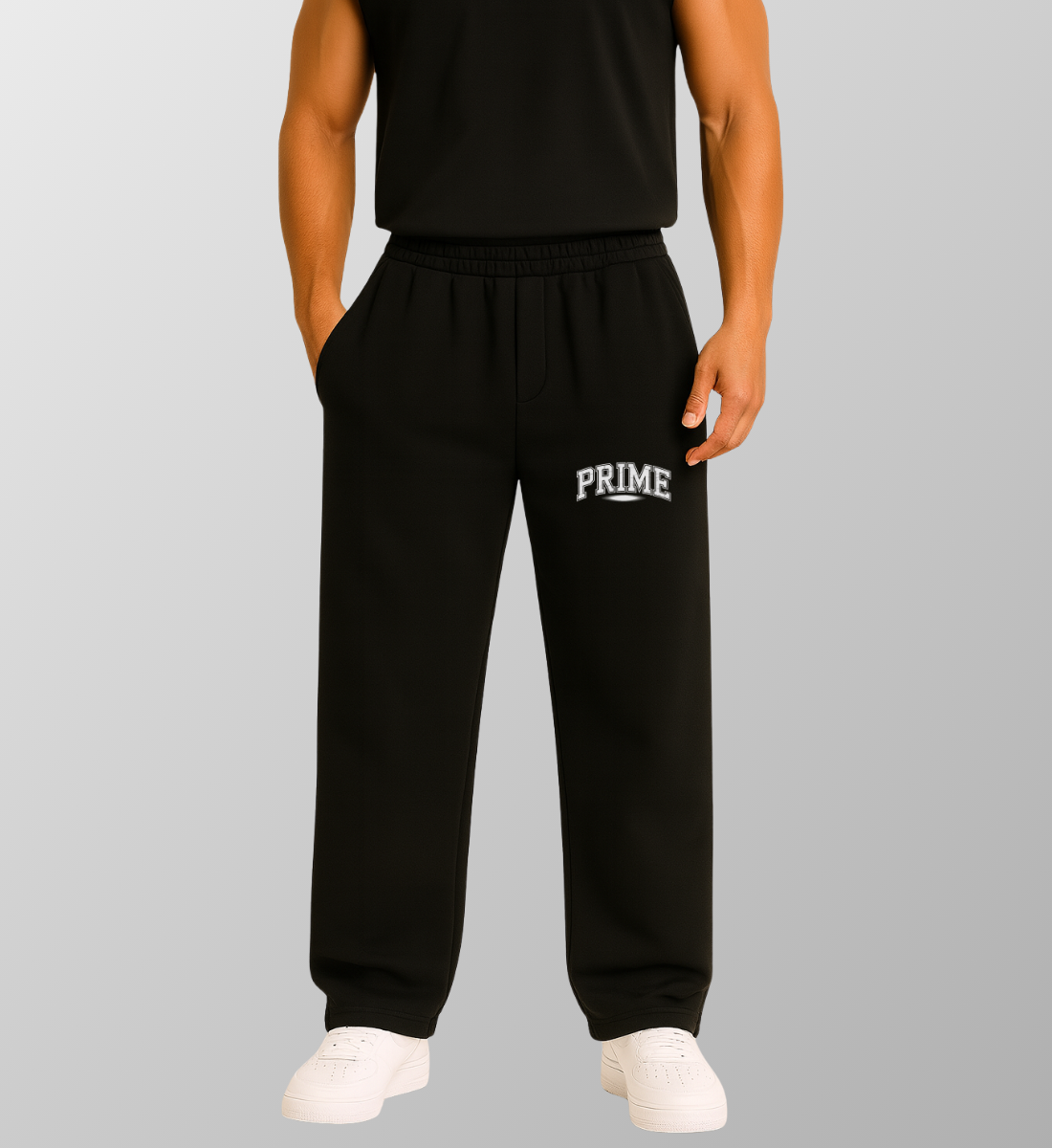 PRIME-ATHLETICS - Oversized Jogginghose | Schwarz