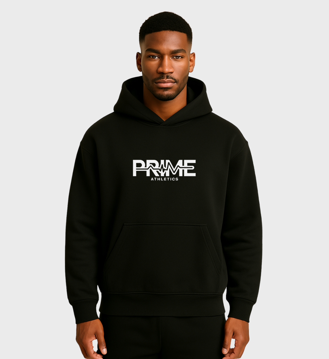 PRIME-ATHLETICS - Oversized Hoodie Fear Is A Liar | Schwarz