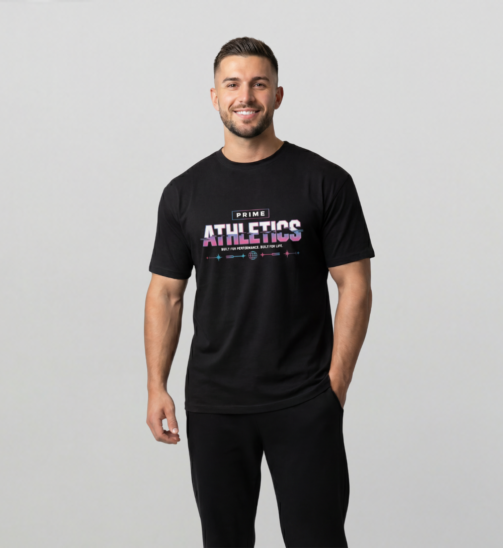 PRIME-ATHLETICS - Oversized T-Shirt Front Logo