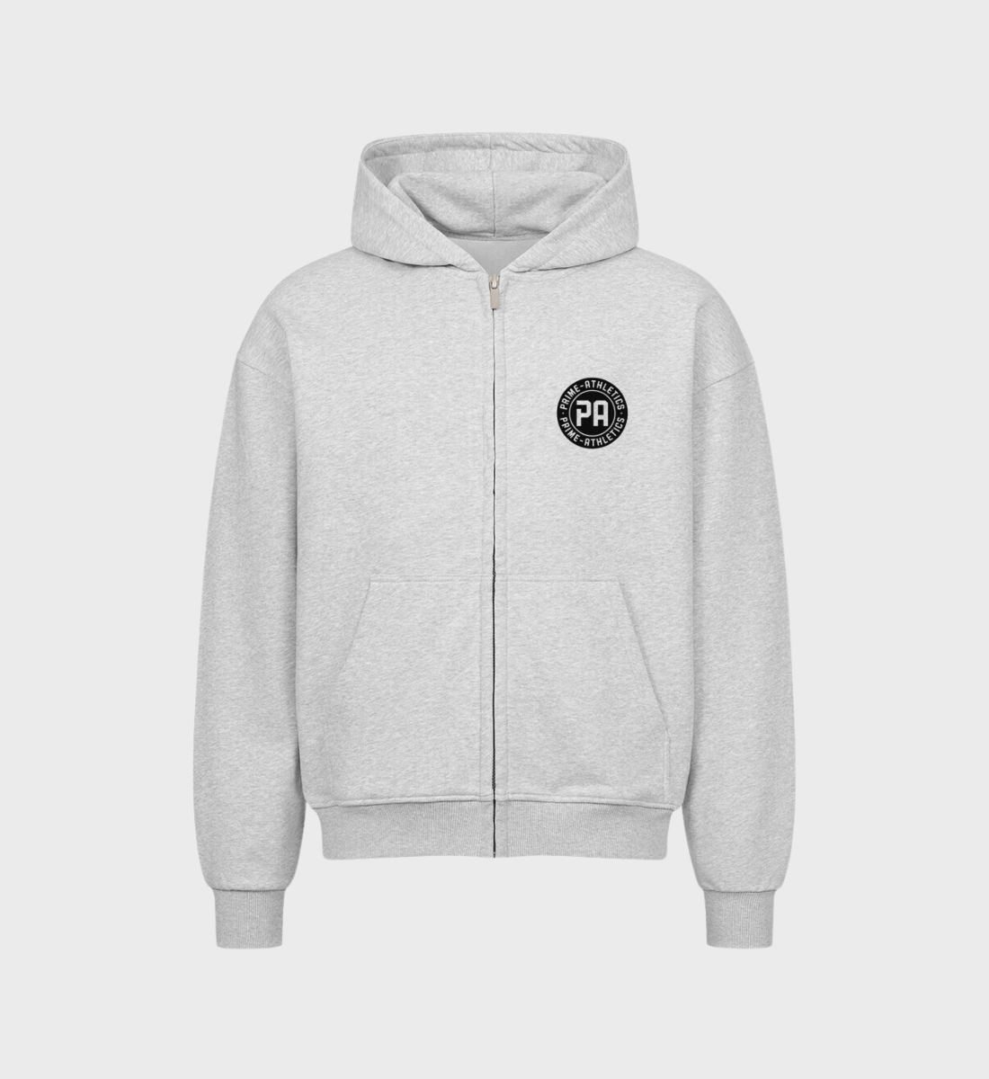 PRIME-ATHLETICS - Oversized Zipper Hoodie | Grau