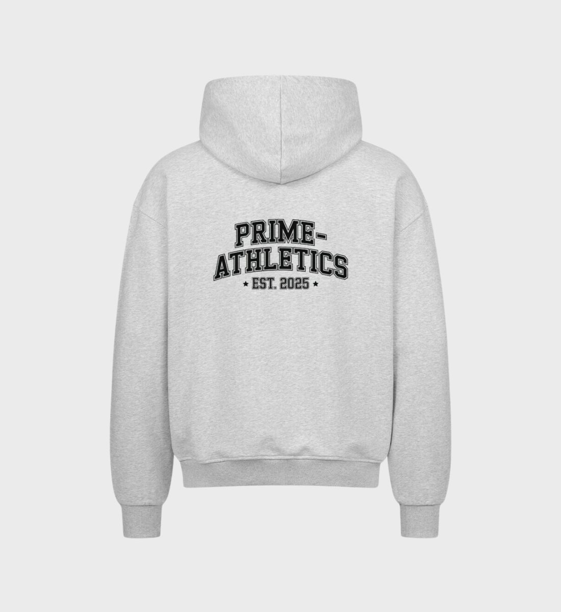 PRIME-ATHLETICS - Oversized Zipper Hoodie | Grau