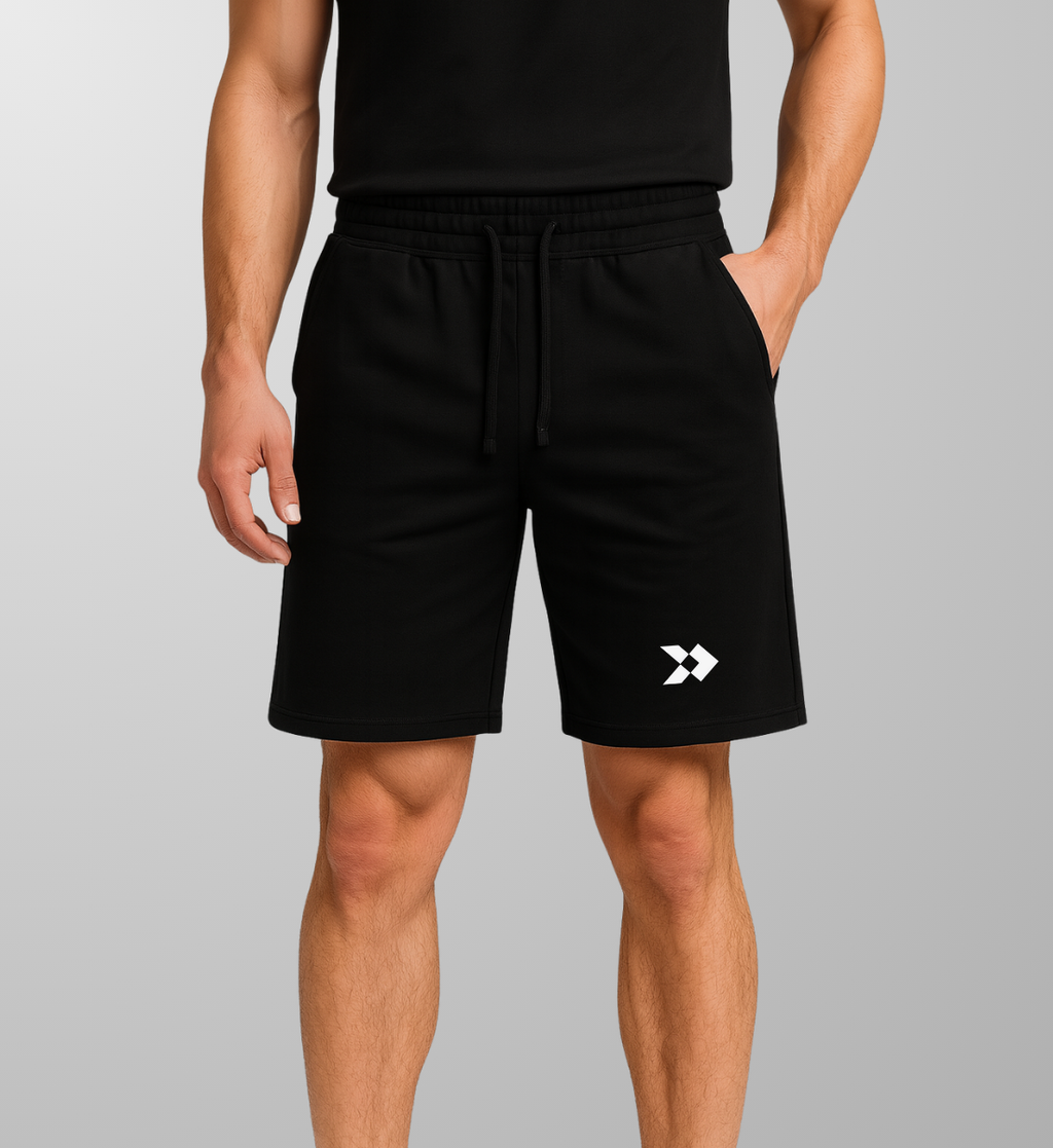 PRIME-ATHLETICS - kurze Jogginghose | Schwarz