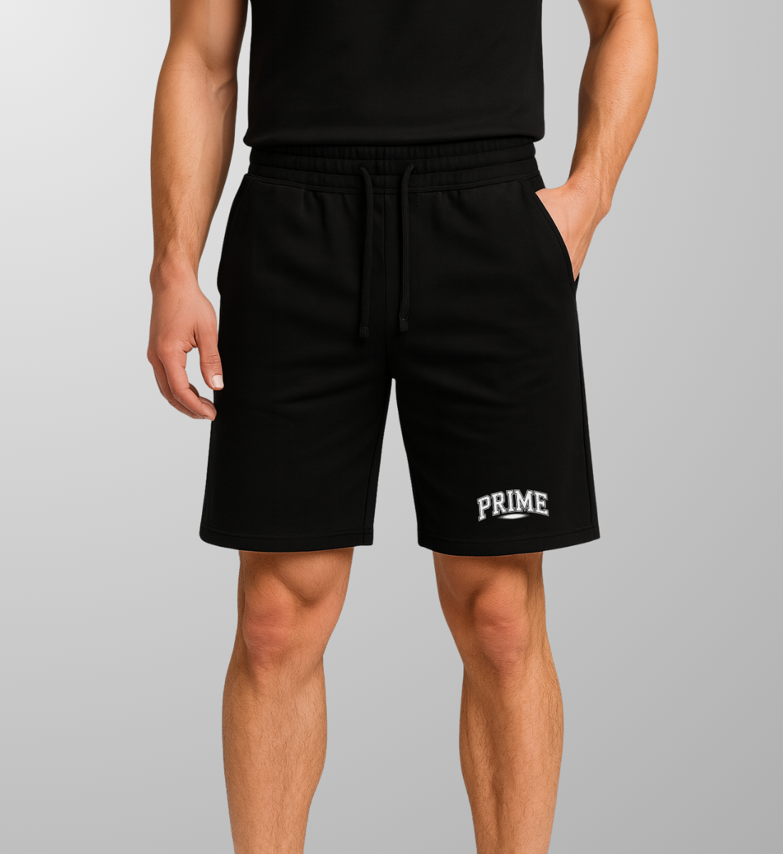 PRIME-ATHLETICS - kurze Jogginghose PRIME | Schwarz